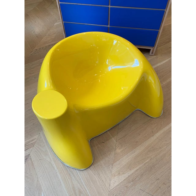 Plastic Wendell Castle Yellow “Castle” Chair For Sale - Image 7 of 8