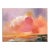 When I Close My Eyes - Large Vibrant Pink Sunset Landscape Skyscape Painting Original Artwork by Jodi Miller For Sale