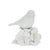 Bring soft, garden-inspired elegance into your home with this White Bird on Floral Pedestal Figurine set. Each delicately...