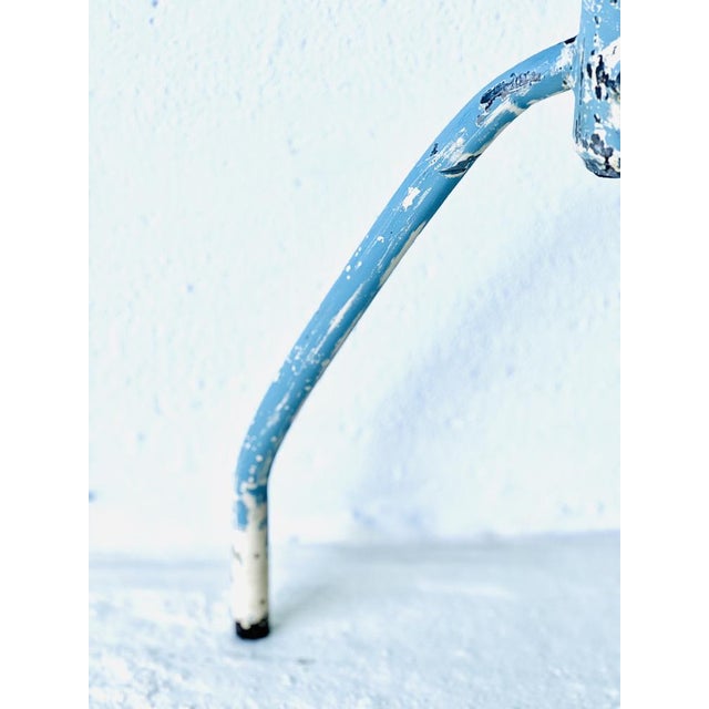 Metal Vintage Industrial Stool, 1970 For Sale - Image 7 of 12