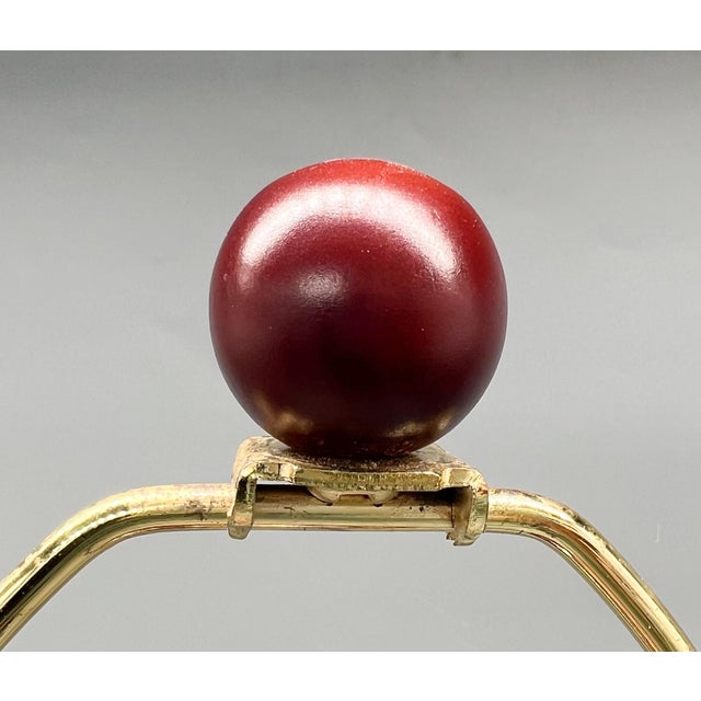 Vintage Chinese Floral Hand-Painted Porcelain Lamp With Applied Fruit Handles - Chinoiserie, Traditional, Asian For Sale - Image 9 of 14