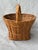 Vintage Natural Wicker and Rattan Basket For Sale - Image 12 of 12
