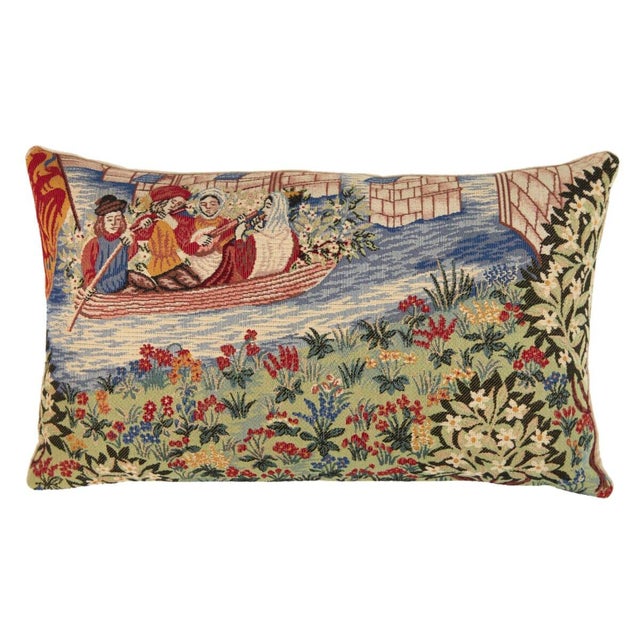 This beautiful tapestry cushion is finely woven by skilled weavers on traditional Jacquard Tapestry looms. The tapestry...