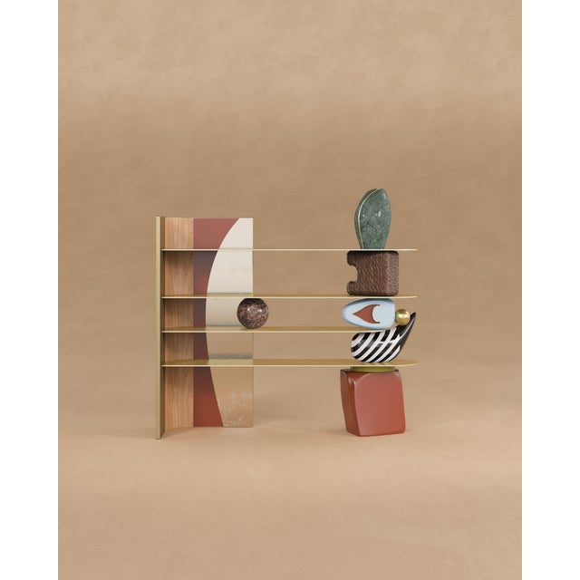 Echoes Bookshelf Handmade in Portugal by Malabar For Sale - Image 9 of 12