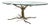 Mid-Century Italian Tree Table in Glass by Salvino Marsura, 1970s For Sale