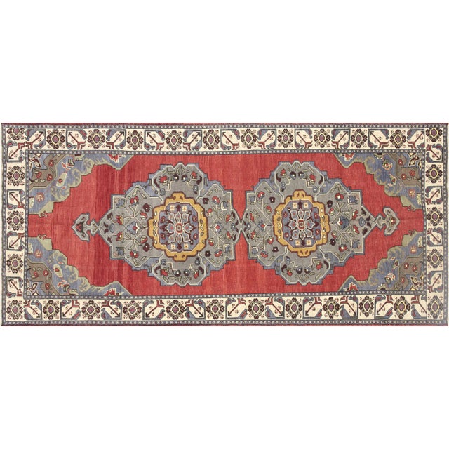 1960s Turkish Oushak Rug For Sale