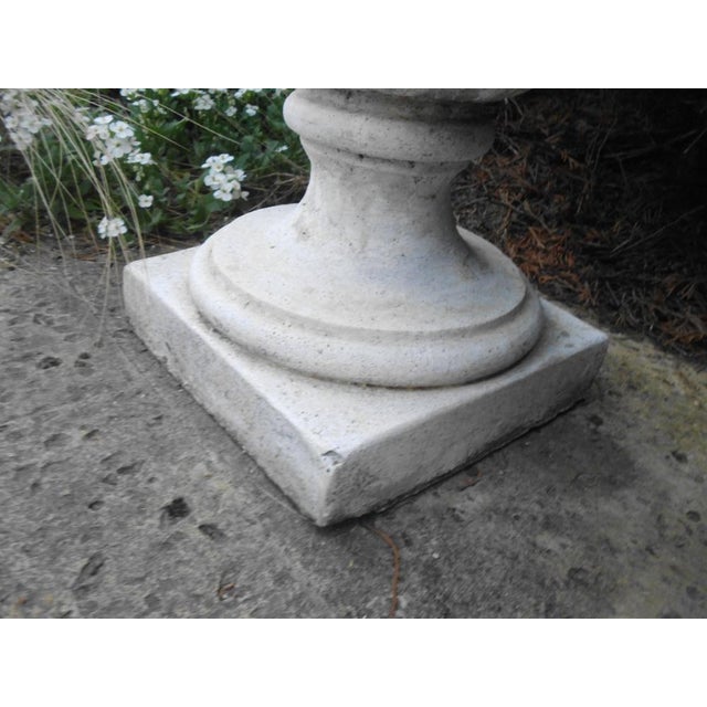 Gray Cast Stone Garden Amphorae, 1980s, Set of 2 For Sale - Image 8 of 13