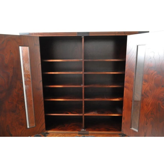 Japanese Storage Shelf Made by Iwayado Tansu Japanese Antique Furniture 1100s Origin For Sale - Image 3 of 18
