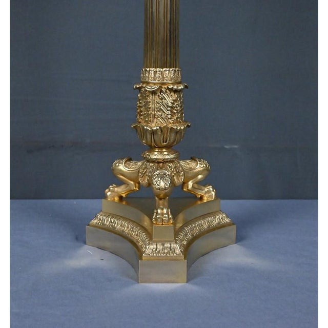 Antique Candelabra in Gilt Bronze, 1800s For Sale - Image 14 of 18
