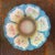 Prussia Plate and Bowl Set Hand Painted Vibrant Blue Border With Gold Accents For Sale - Image 12 of 16