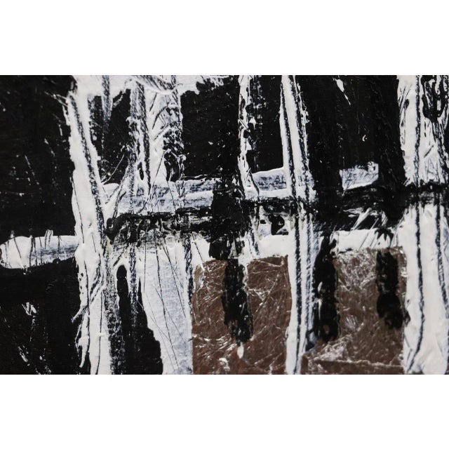 "Silver Skull" Contemporary Neo-Expressionist Painting by Sax Berlin For Sale - Image 4 of 5