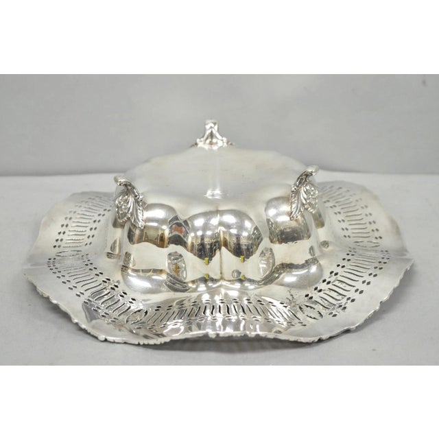 Early 20th Century Webster Wilcox 3236c International Silver Plated Scalloped Centerpiece Bowl For Sale - Image 16 of 18