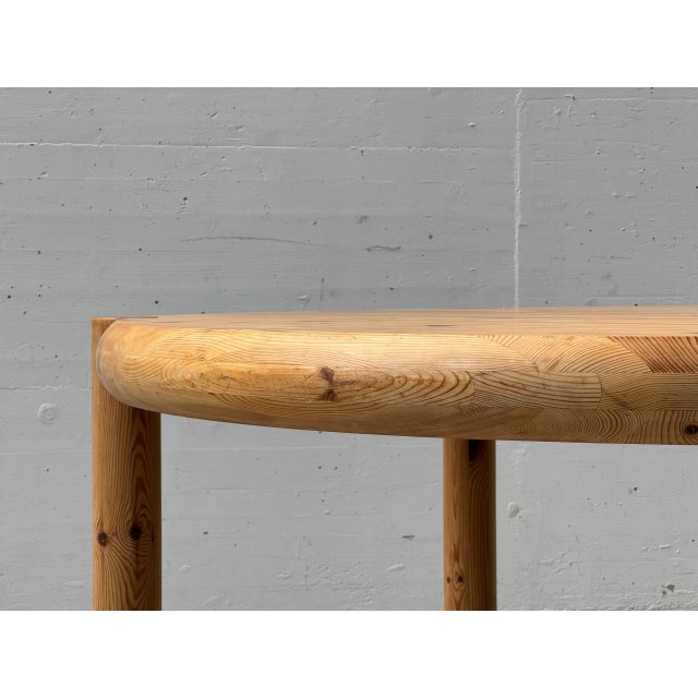Round Pine Table by Rainer Daumiller, Denmark, 1970s For Sale - Image 18 of 18