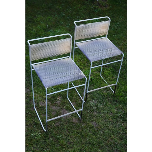 Alias Set of Large Spaghetti Chair Stools by Giandomenico Belotti for Alias, Italy, 1979 For Sale - Image 4 of 4