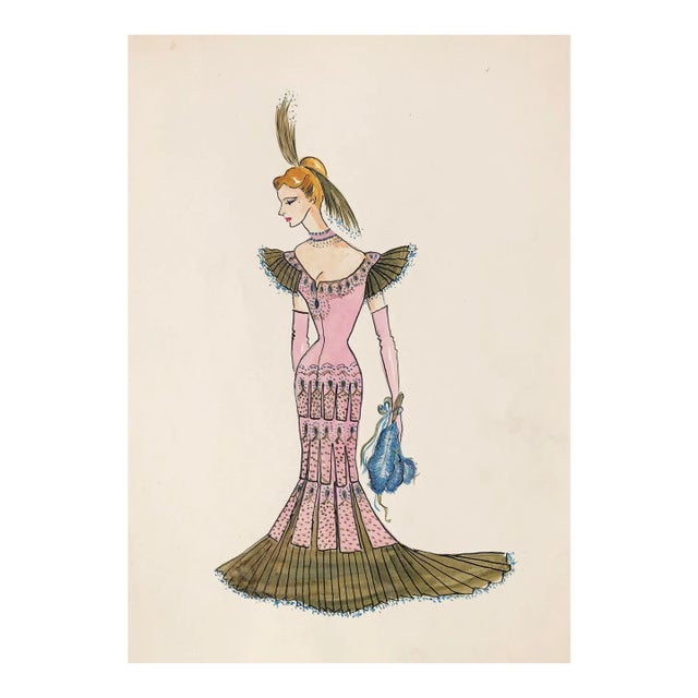 1960s Larry Youngblood Mardi Gras Gown For Sale