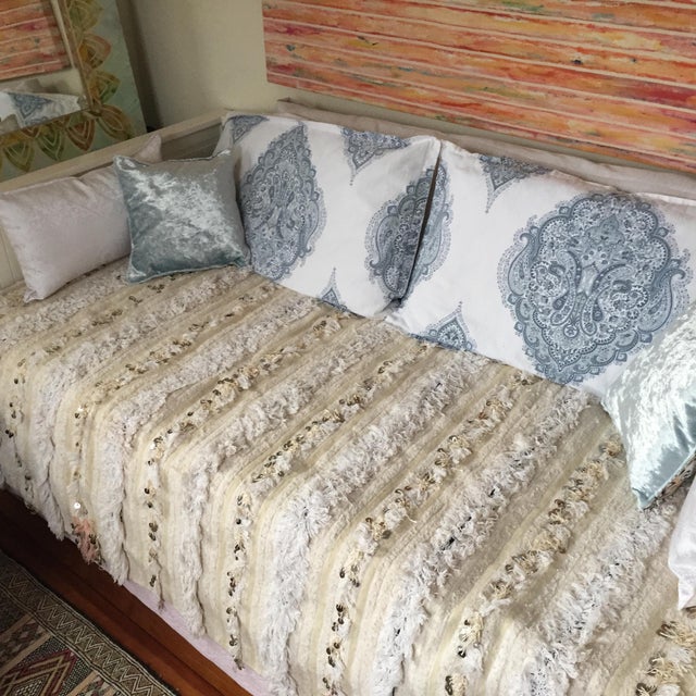 Decorated Moroccan Wedding Blanket Chairish