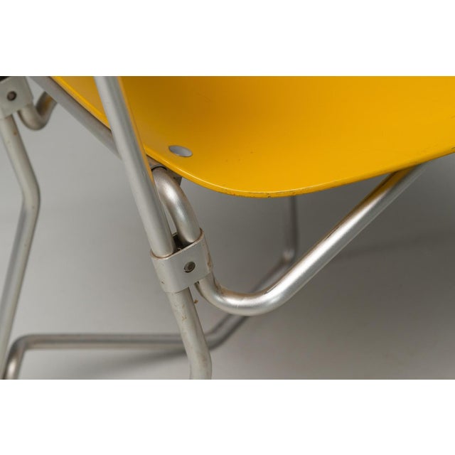 Aluflex Folding Chairs from Armin Wirth, Switzerland, 1951, Set of 4 For Sale - Image 14 of 16