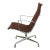 1990s EA-122 Chair in Brown Hopsak Fabric and Chrome by Charles Eames for Vitra, 1990s For Sale - Image 5 of 9