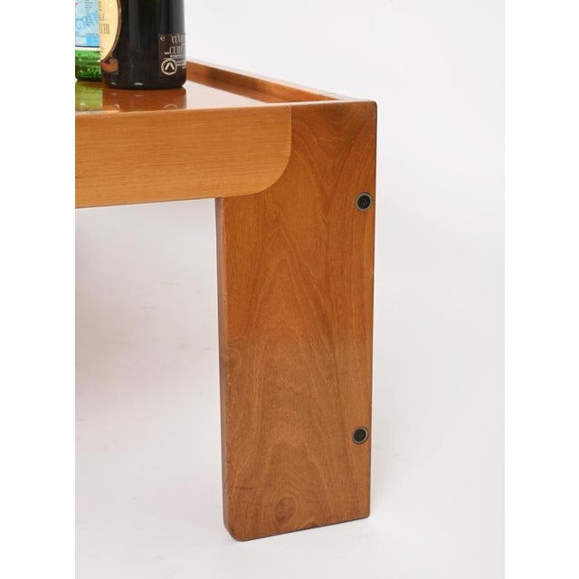 1960s Large Coffee Table attributed to Afra and Tobia Scarpa for Cassina, Italy, 1960s For Sale - Image 5 of 18