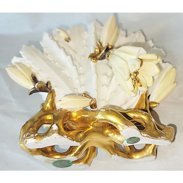 White Late 19th Century Moore Bros Porcelain Cactutus Flower Vases, Set of 4 For Sale - Image 8 of 13