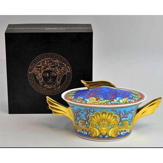 Rosenthal Versace Soup Tureen with Lid by Versace Home Collection For Sale - Image 4 of 7