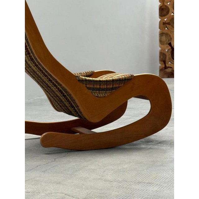 Vintage Rocking Chair in Beech Wood and Bouclé from Casala, Germany, 1960s For Sale - Image 3 of 17