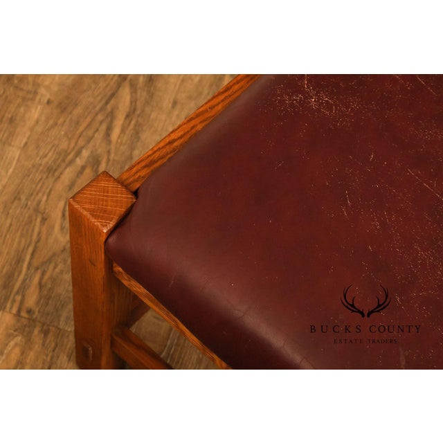 Stickley Mission Collection Oak Spindle Coffee Table For Sale - Image 14 of 18