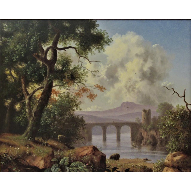 This artwork "Landscape" 1991 is an oil on board by noted artist Richard Peterson, born 1947. It is signed and dated at...