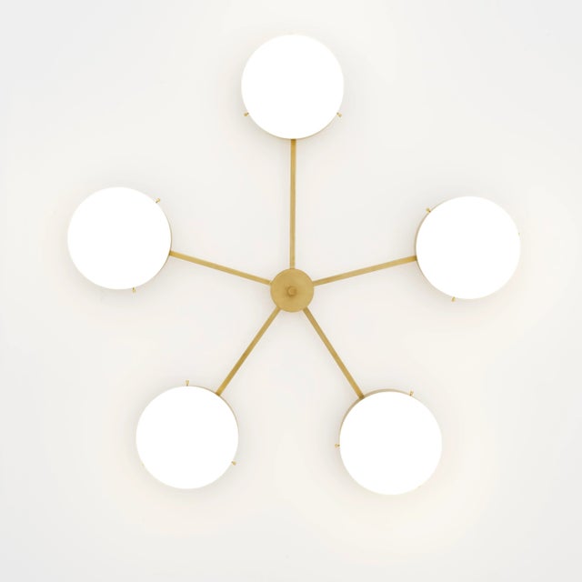 Bronze Lighting / Design for Macha Celeste Ethereal Chandelier For Sale - Image 8 of 12