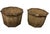Enhance your garden, terrace, or entryway with this exquisite pair of vintage octagonal/hexagonal cast stone planters,...