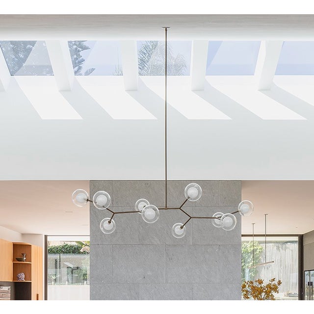 Metal Branching Bubble Chandelier For Sale - Image 7 of 7