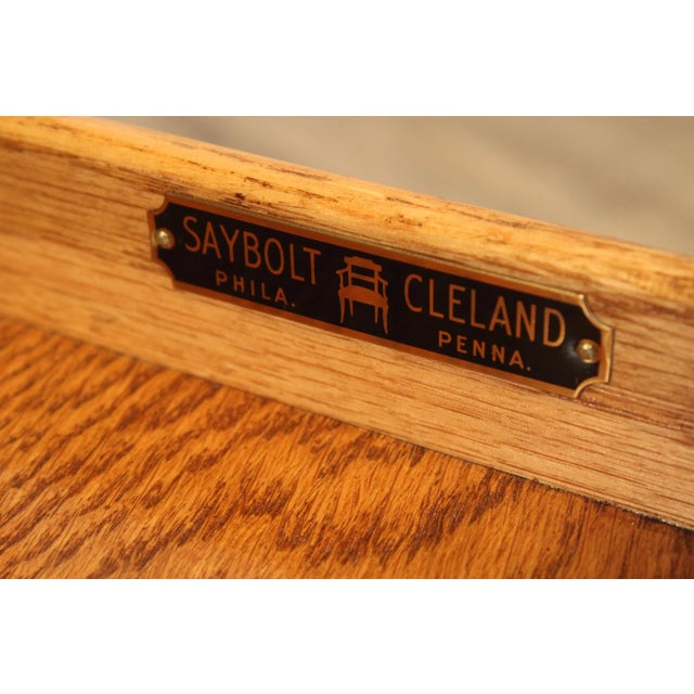 Mid 20th Century Saybolt Cleland Two-Tier Mahogany Side Table For Sale - Image 5 of 12