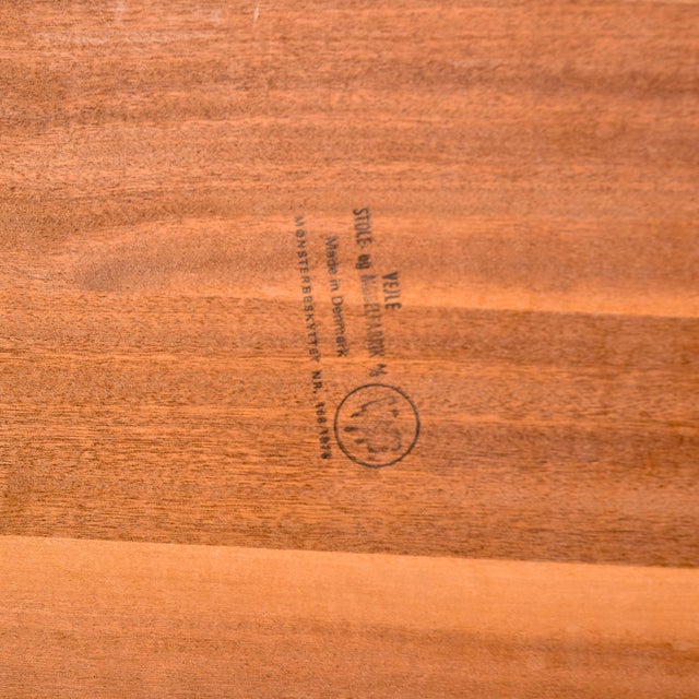 Mid Century Large Vejle Stole Rosewood Scandinavian Coffee Cocktail Table For Sale - Image 11 of 11