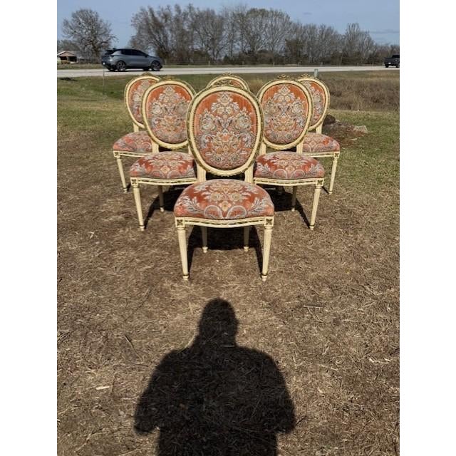 19th Century Louis XVl Dining Chairs - Set of 6 For Sale - Image 10 of 18