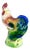 Large Vintage Mid 20th Century Hand Painted Ceramic Rooster For Sale