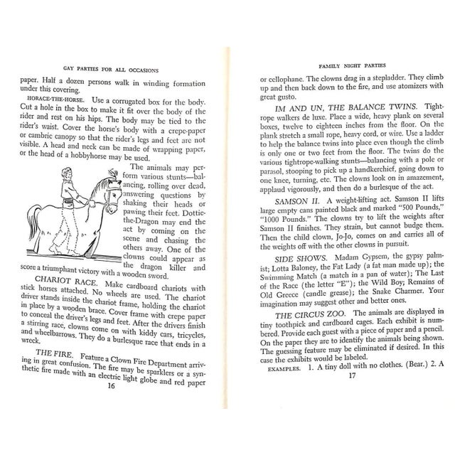 1950s "Gay Parties for All Occasions" Book 1950 Harbin, e.o. For Sale - Image 5 of 10