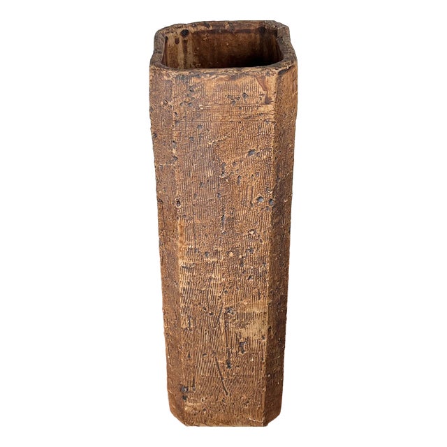 Mid-Century Modern German Brutalist Studio Pottery Vase, 1960s For Sale