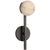 Pedra Petite Tail Sconce in Bronze with Alabaster Designer: Kelly Wearstler Height: 13" Extension: 5.25" Backplate: 4.5"...
