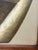 Textile Carlos León Cruz “Untitled” Abstract Oil on Canvas, Custom Leather Frame For Sale - Image 7 of 12