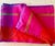 1980s Raspberry Pink Madras Plaid Dinner Napkins, Set of 12 For Sale - Image 4 of 10