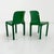 Artemide Green Selene Chair by Vico Magistretti for Artemide, 1970s For Sale - Image 4 of 13