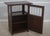 Mission Stickley Roycroft Mission Oak Leaded Glass Cabinet For Sale - Image 3 of 18