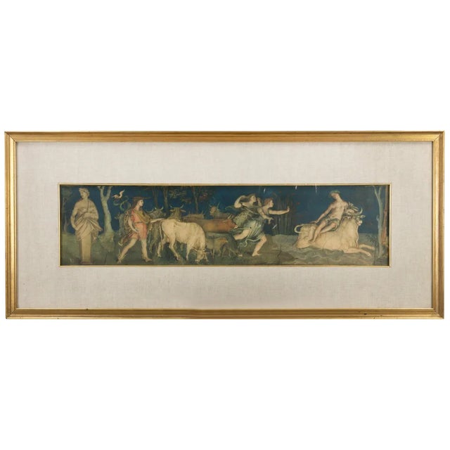 After Baldassarre Peruzzi, Neoclassical Scene, Lithograph, Early 20th Century For Sale