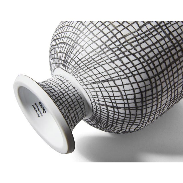 Small Reticle Black Post Scriptum Vase by Formafantasma for Cassina For Sale - Image 3 of 11