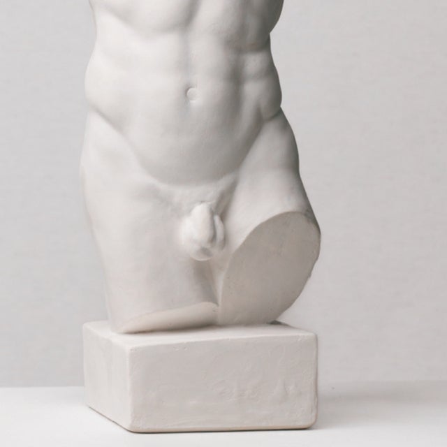 Mid-Century Modern Men's Classic Gym Torso, 1990s For Sale - Image 3 of 4