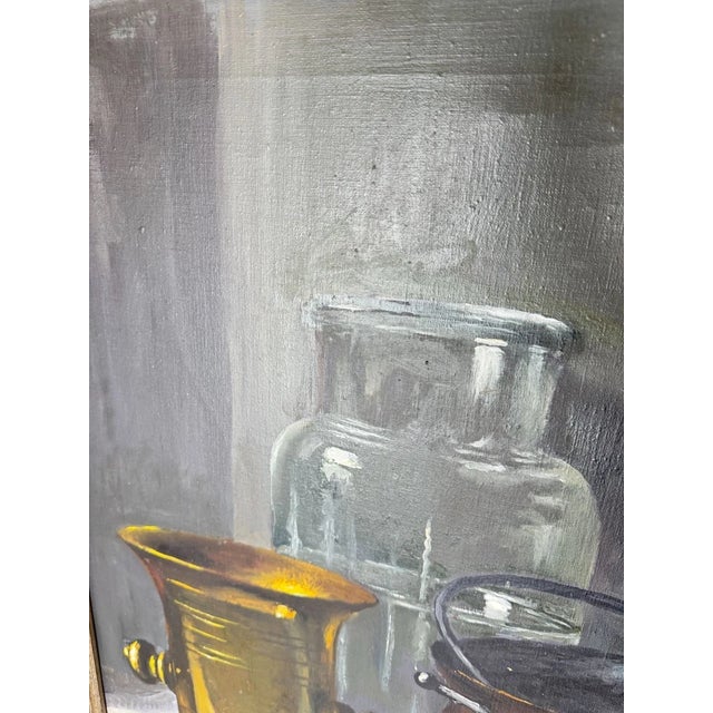 1940s Romek Arpad Kitchen Still Life Oil Painting For Sale In Chicago - Image 6 of 9