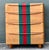 Pop Art Vintage Boho Heywood Wakefield Racing Stripe Chest of Drawers For Sale - Image 3 of 7