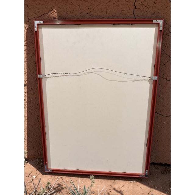 Paper Maynard Dixon 1981 Framed Museum Exhibition Poster Southwestern Pueblo Art-Boho For Sale - Image 7 of 11