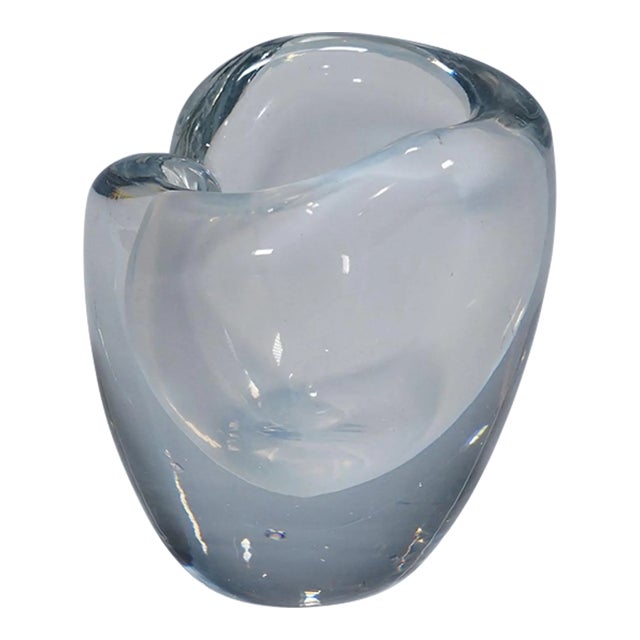 Rare Art Glass Vase by Tapio Wirkkala for Iittala 1950s For Sale