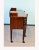 20th century traditional Henredon crotch mahogany sideboard bowed cabinets backsplash brass empire hardware dovetail...
